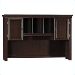 Bush Furniture Savannah Collection 60 inch Hutch in Mocha Cherry