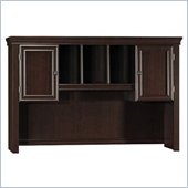 Bush Furniture Savannah Collection 60 inch Hutch in Mocha Cherry