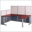 ADD TO YOUR SET: Bush Office-in-an-Hour U-Shaped Workstation