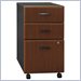 Bush Furniture Series A 3 Drawer Vertical Mobile Wood File Cabinet with Setup in Hansen Cherry (Flat Pack)