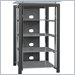 Bush Furniture AD44141-03 - Platinum Mist Audio Rack AD44141-03