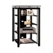 Bush Furniture Midnight Mist Audio Rack 3 Fixed Shelves