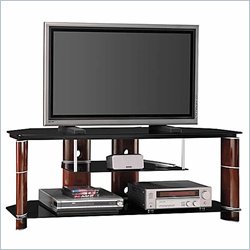 Bush Segments 58 Inch Wood TV Stand and Audio Rack Set