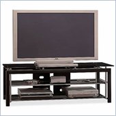 Bush Midnight Mist 60 Inch Wood TV Stand and Audio Rack Set