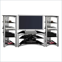 Bush Belize 50 Inch Wood TV Stand and Audio Rack Set