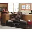 ADD TO YOUR SET: Bush Northfield Wood Return Desk in Dakota Oak Finish