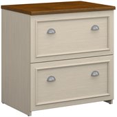 Bush Fairview 2 Drawer Lateral Wood File Cabinet in White
