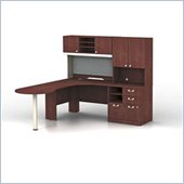 Bush Quantum Harvest Cherry Professional Left L-Shaped Desk