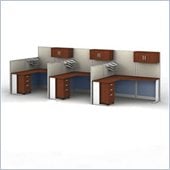 Bush Office-in-an-Hour 3 L-Workstation Configuration