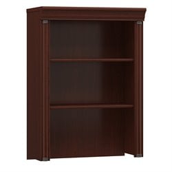 Bush Furniture Birmingham Executive Hutch for Lateral File in Cherry