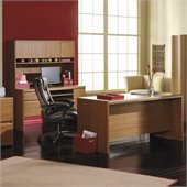 Bush Northfield Executive Credenza Computer Desk Set
