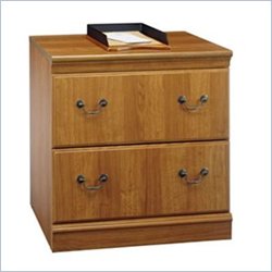 Bush Furniture Citizen Executive 2 Drawer Lateral File Storage Cabinet in Oak Finish