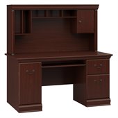 Bush Birmingham Computer Desk and Hutch