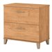 Bush Somerset 2 Drawer Lateral File Cabinet in Maple