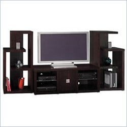 Bush Furniture Montclair Collection 36 Inch Wood TV Stand and Two Audio Racks