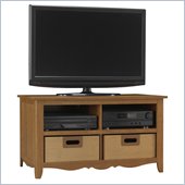 Bush Furniture MySpace Antonia Plasma/LCD TV Stand in Medium Superb Oak