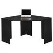 ADD TO YOUR SET: Bush MySpace Stockport Wood Corner Desk in Black