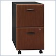 ADD TO YOUR SET: Bush Series A 2 Drawer Mobile Wood File Cabinet in Hansen Cherry