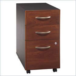 Bush Furniture Series C 3 Drawer Vertical Wood File Cabinet in Hansen Cherry