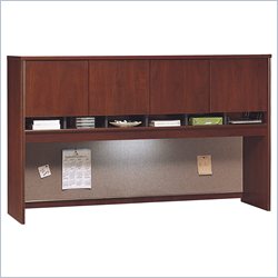 Bush Furniture Series C 71 Four Door Wood Hutch in Hansen Cherry