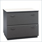 Bush Furniture Advantage Series 2 Drawer Lateral Wood File Storage Cabinet in Slate