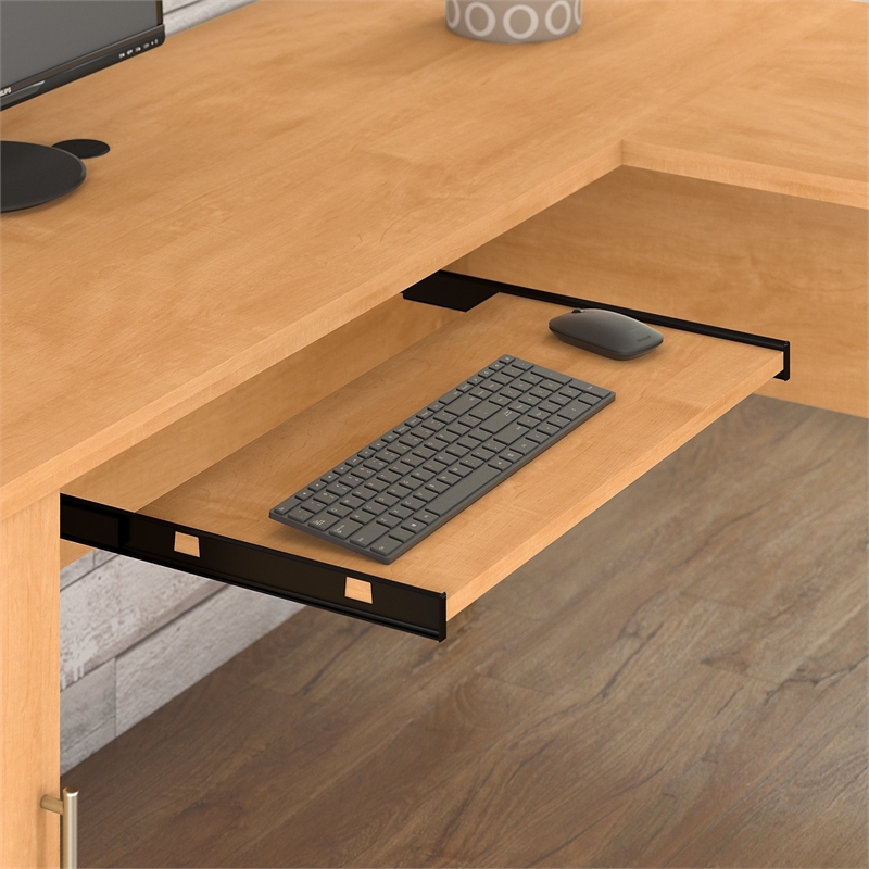 Bush Furniture Somerset 60w L Shaped Desk In Maple Cross Wc81430k Bush Furniture Somerset 60w L Shaped