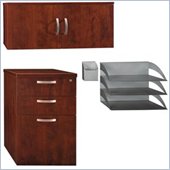 Bush Office-in-an-Hour  File, Hutch, Paper/Pencil Storage Kit
