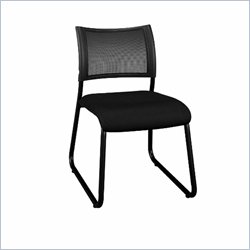 Bush Furniture Invite Collection Fabric Task Chair in Black