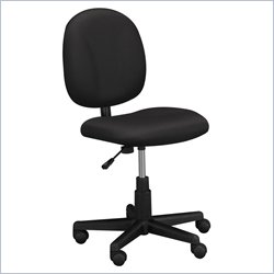 Bush Furniture Attain Collection Fabric Task Chair in Black