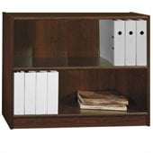 Bush Universal 30H 2 Shelf Wood Bookcase in Vogue Cherry