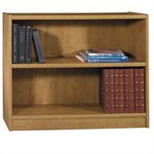 Bush Universal 30H 2 Shelf Wood Bookcase in Snow Maple