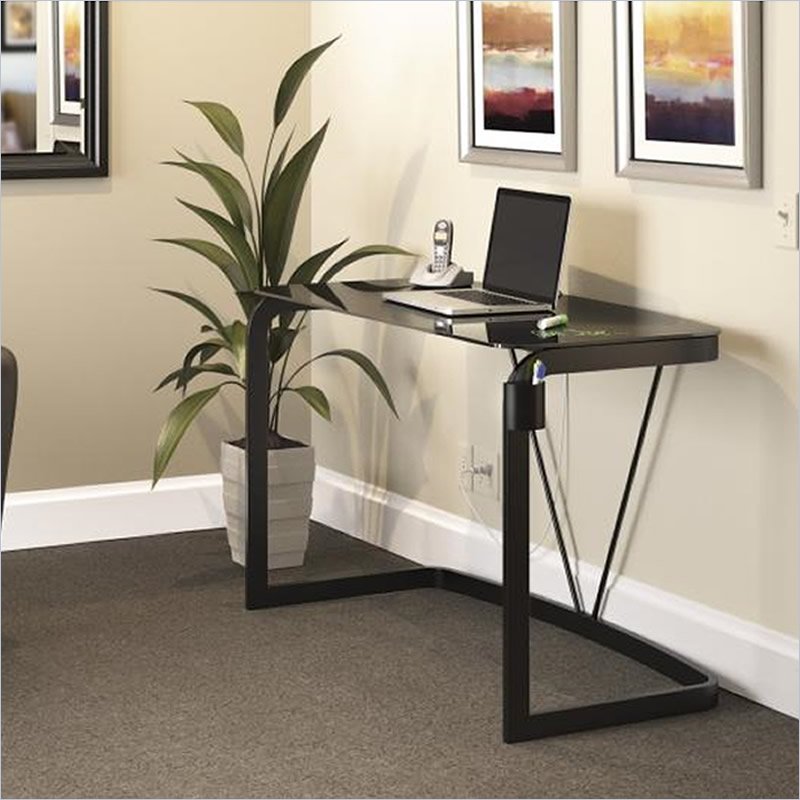 Bush Pictor Write and Wipe Writing Desk - Black