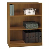 Bush Universal 48H 3 Shelf Wood Bookcase in Royal Oak