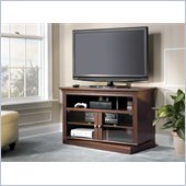 Bush Furniture New Haven Swivel Base TV Stand in Bing Cherry