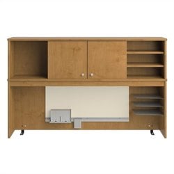 Bush Furniture Envoy Wood Hutch in Natural Cherry