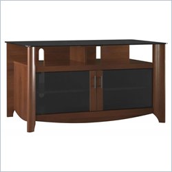 Bush Furniture Aero Collection Video Stand in Caf+�-� Maple