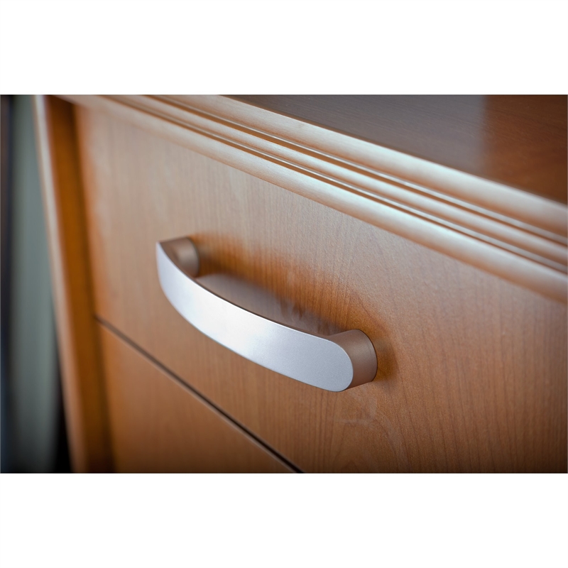 Bush Furniture Envoy 58W Office Desk with 2 Pedestals in Cherry PR76360K