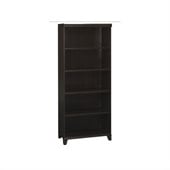 Bush Tuxedo Bookcase in Mocha Cherry