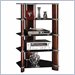 Bush Furniture Segments Audio Rack with 4 Fixed Shelves