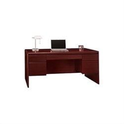 Bush Furniture Northfield Wood Computer Desk in Harvest Cherry