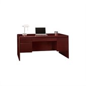 Bush Northfield Wood Computer Desk in Harvest Cherry