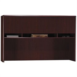 Bush Furniture Northfield Hutch for Credenza in Harvest Cherry