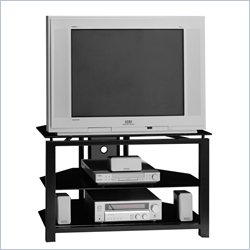 Bush Furniture 36 Inch Wood TV Stand in Black