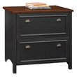 ADD TO YOUR SET: Bush Stanford Collection 2 Drawer Lateral File Wood Storage Cabinet in Antique Black and Cherry