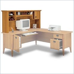 Bush Furniture Mission Pointe Hutch for L-Desk 71in