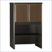 Bush Series A 24 inch Hutch in Sienna Walnut/Bronze