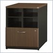 ADD TO YOUR SET: Bush Series A Storage Cabinet in Sienna Walnut/Bronze