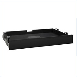 Bush Furniture 25W x 17D x 4H Multi-purpose Drawer in Black