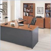 Bush Series C Corsa L-Shape Separated Wood Office Desk Set