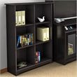 ADD TO YOUR SET: Bush Cabot 6 Cube Bookcase in Espresso Oak